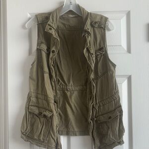 Olive Green Utility Vest